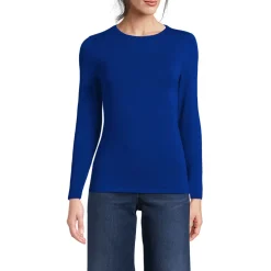 Shirt aus Baumwolle/Modal-Mix mit Rundausschnitt für Damen