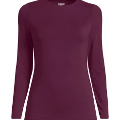 Shirt aus Baumwolle/Modal-Mix mit Rundausschnitt für Damen
