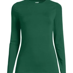 Shirt aus Baumwolle/Modal-Mix mit Rundausschnitt für Damen