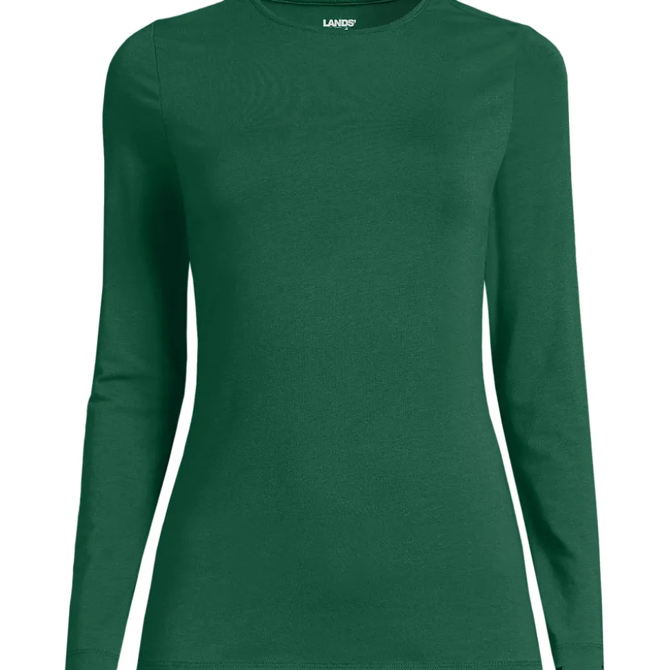 Shirt aus Baumwolle/Modal-Mix mit Rundausschnitt für Damen