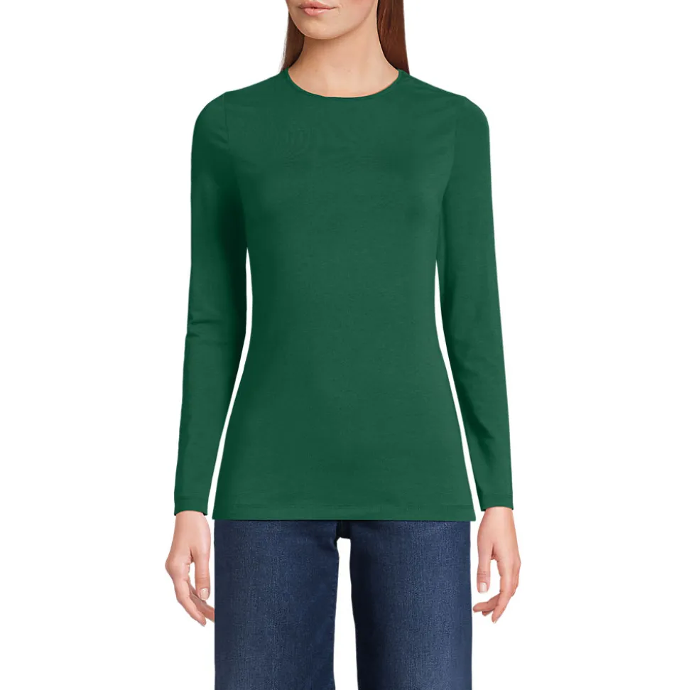 Shirt aus Baumwolle/Modal-Mix mit Rundausschnitt für Damen