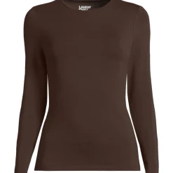 Shirt aus Baumwolle/Modal-Mix mit Rundausschnitt für Damen
