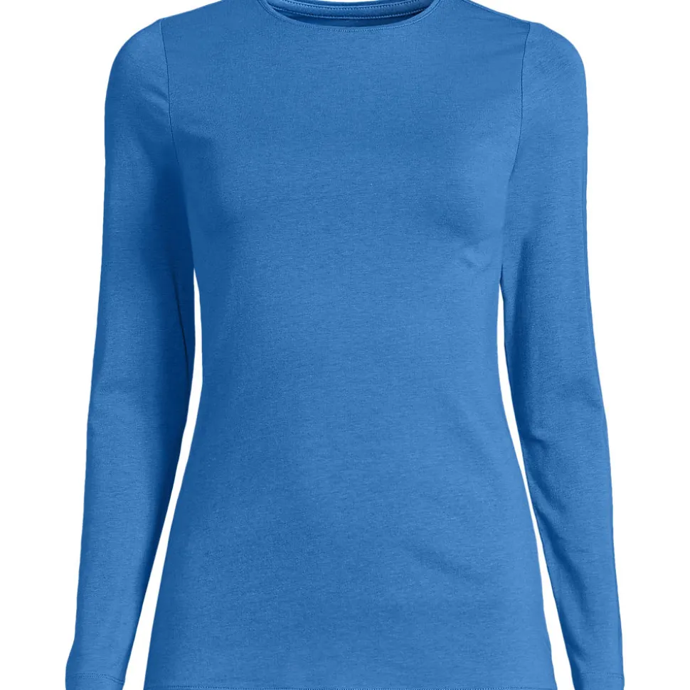 Shirt aus Baumwolle/Modal-Mix mit Rundausschnitt für Damen
