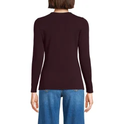Shirt aus Baumwolle/Modal-Mix mit Rundausschnitt für Damen