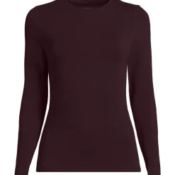 Shirt aus Baumwolle/Modal-Mix mit Rundausschnitt für Damen