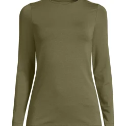 Shirt aus Baumwolle/Modal-Mix mit Rundausschnitt für Damen