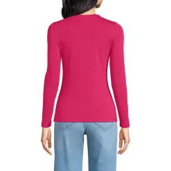 Shirt aus Baumwolle/Modal-Mix mit Rundausschnitt für Damen