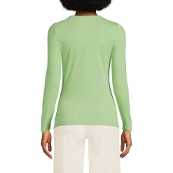 Shirt aus Baumwolle/Modal-Mix mit Rundausschnitt für Damen