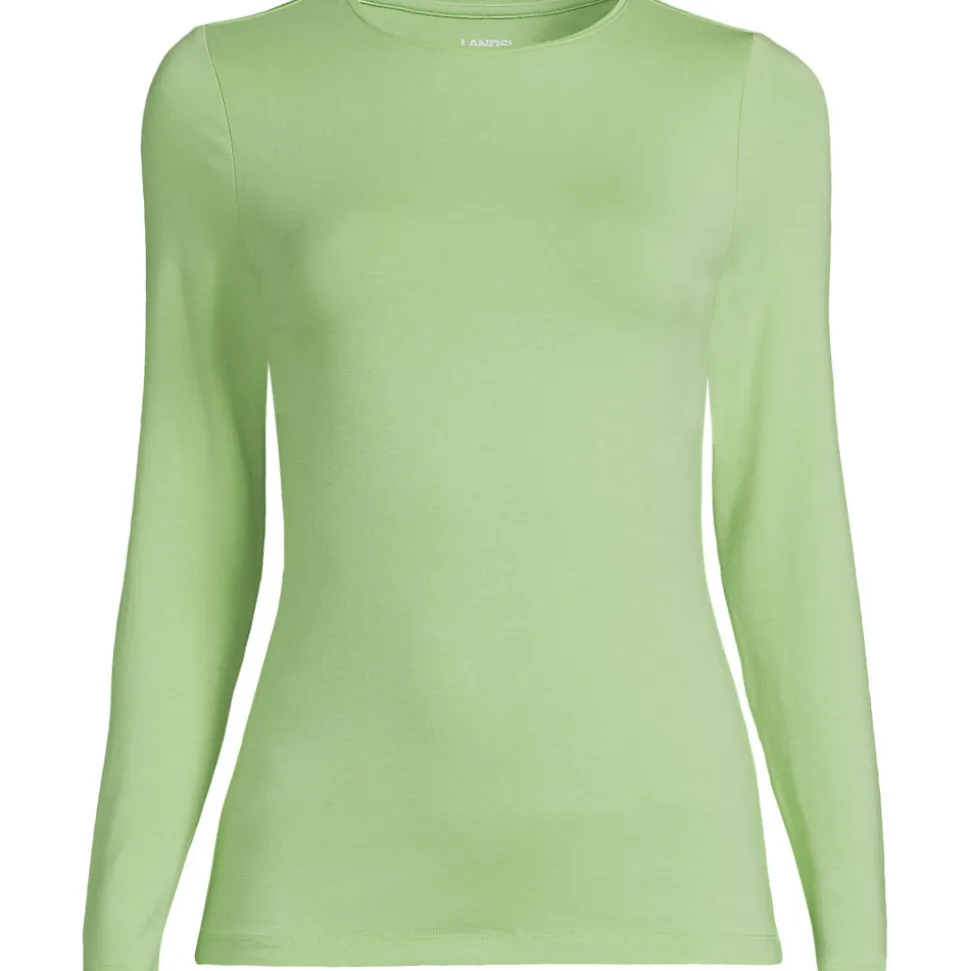 Shirt aus Baumwolle/Modal-Mix mit Rundausschnitt für Damen