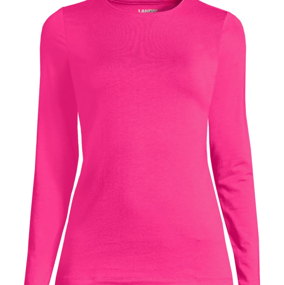 Shirt aus Baumwolle/Modal-Mix mit Rundausschnitt für Damen