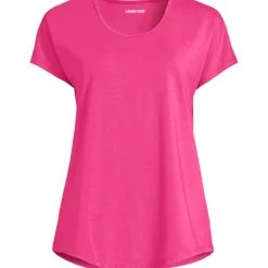 Shirt aus Baumwolle/Modal-Mix mit Ballett-Ausschnitt für Damen
