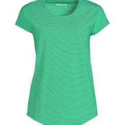Shirt aus Baumwolle/Modal-Mix mit Ballett-Ausschnitt für Damen