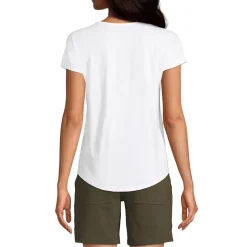 Shirt aus Baumwolle/Modal-Mix mit Ballett-Ausschnitt für Damen