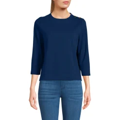 Shirt mit Schulterknöpfen für Damen