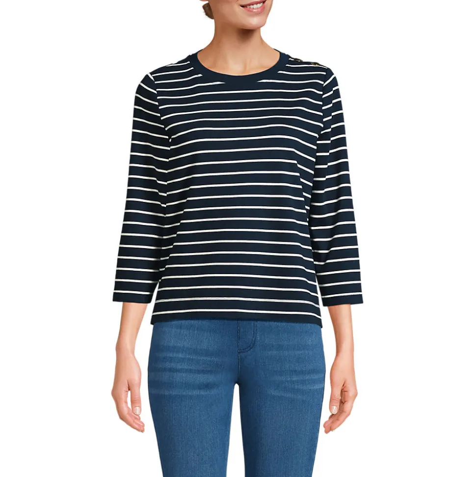 Shirt mit Schulterknöpfen für Damen