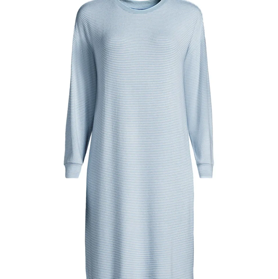 Silky Knit Nachthemd Gestreift für Damen