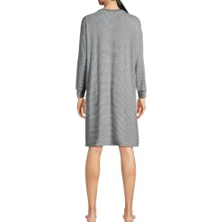 Silky Knit Nachthemd Gestreift für Damen