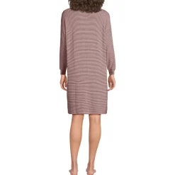 Silky Knit Nachthemd Gestreift für Damen