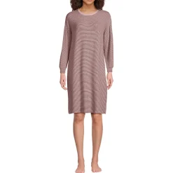 Silky Knit Nachthemd Gestreift für Damen