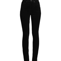 Skinny Feincordhose High Waist für Damen
