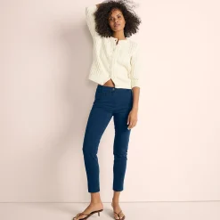 Slim Fit 7/8-Chinos Mid Waist für Damen