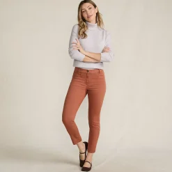 Slim Fit 7/8-Chinos Mid Waist für Damen