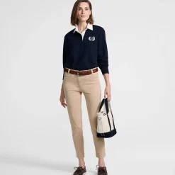 Slim Fit 7/8-Chinos Mid Waist für Damen