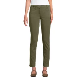 Slim Fit 7/8-Chinos Mid Waist für Damen