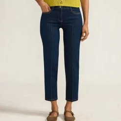 Slim Fit Jeans mit Biesennaht für Damen