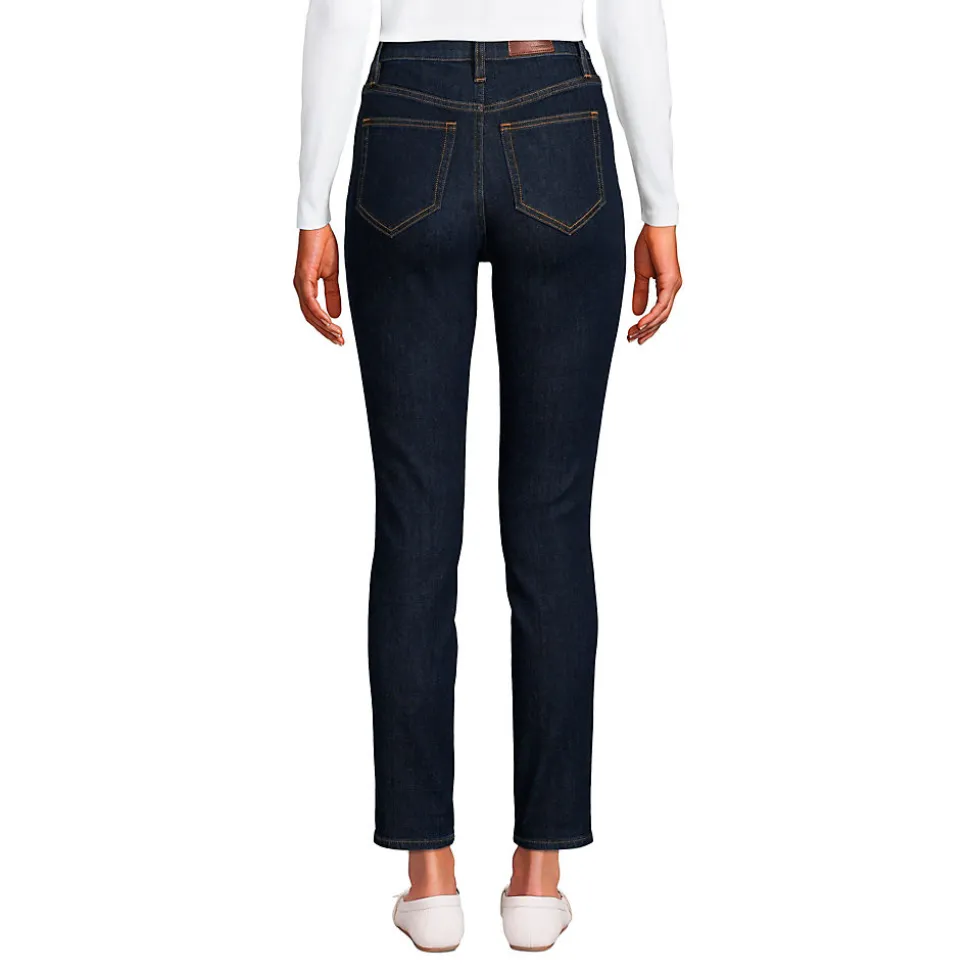 Slim Fit Öko Jeans High Waist für Damen in Petite-Größe