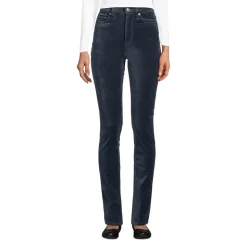 Slim Fit Samthose High Waist für Damen