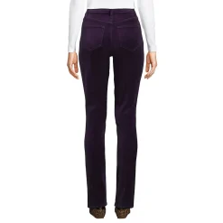 Slim Fit Samthose High Waist für Damen