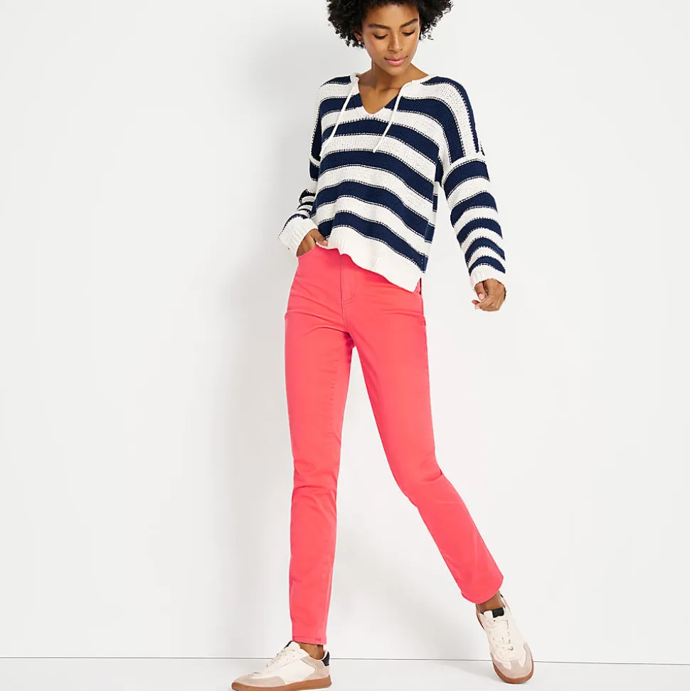 Slim Fit Shaping-Chinos für Damen