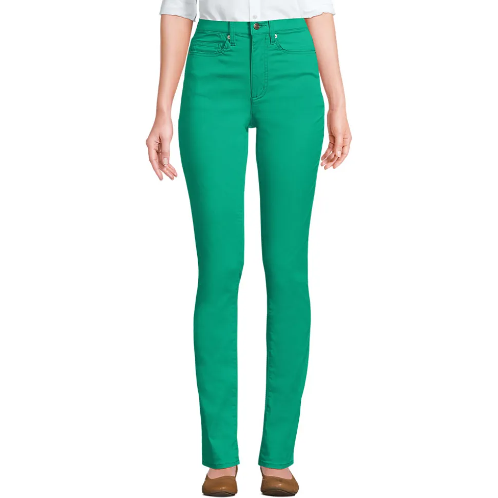 Slim Fit Shaping-Chinos für Damen