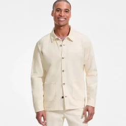 Soft Comfort Hemdjacke im Leinenmix für Herren