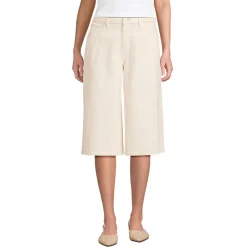 Soft Comfort Jeans-Culotte im Leinenmix