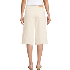 Soft Comfort Jeans-Culotte im Leinenmix