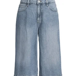 Soft Comfort Jeans-Culotte im Leinenmix