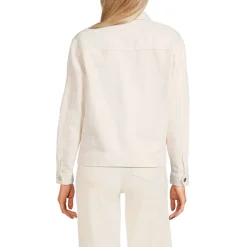 Soft Comfort Jeansjacke im Leinenmix