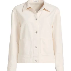 Soft Comfort Jeansjacke im Leinenmix