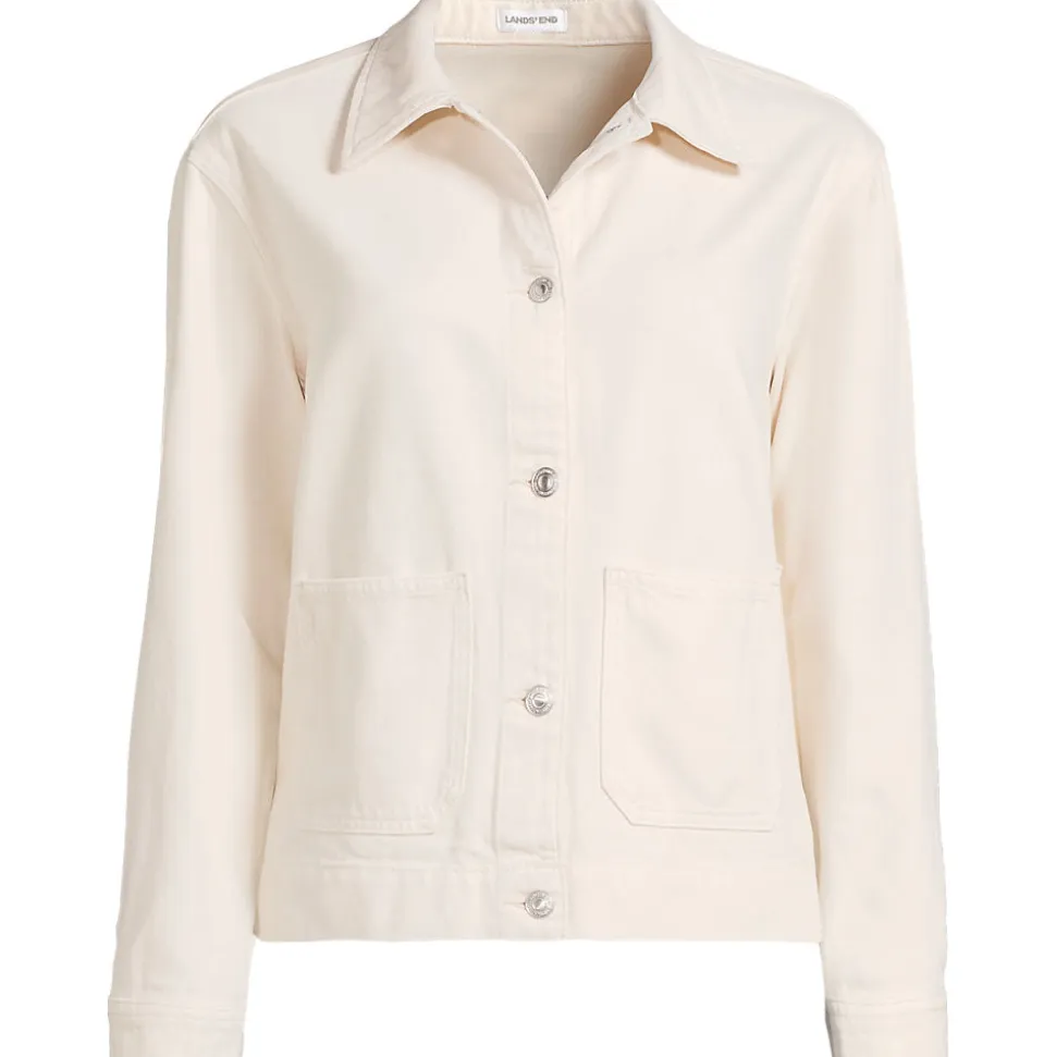 Soft Comfort Jeansjacke im Leinenmix