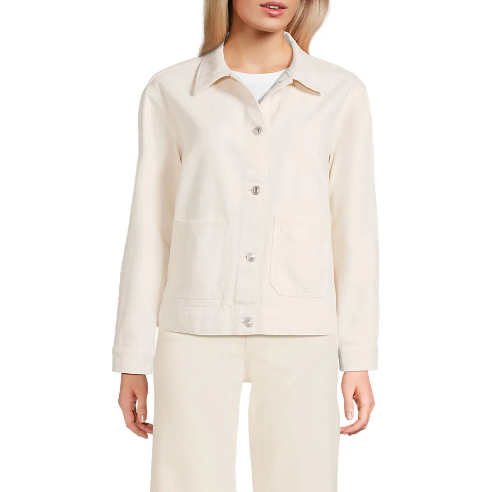 Soft Comfort Jeansjacke im Leinenmix
