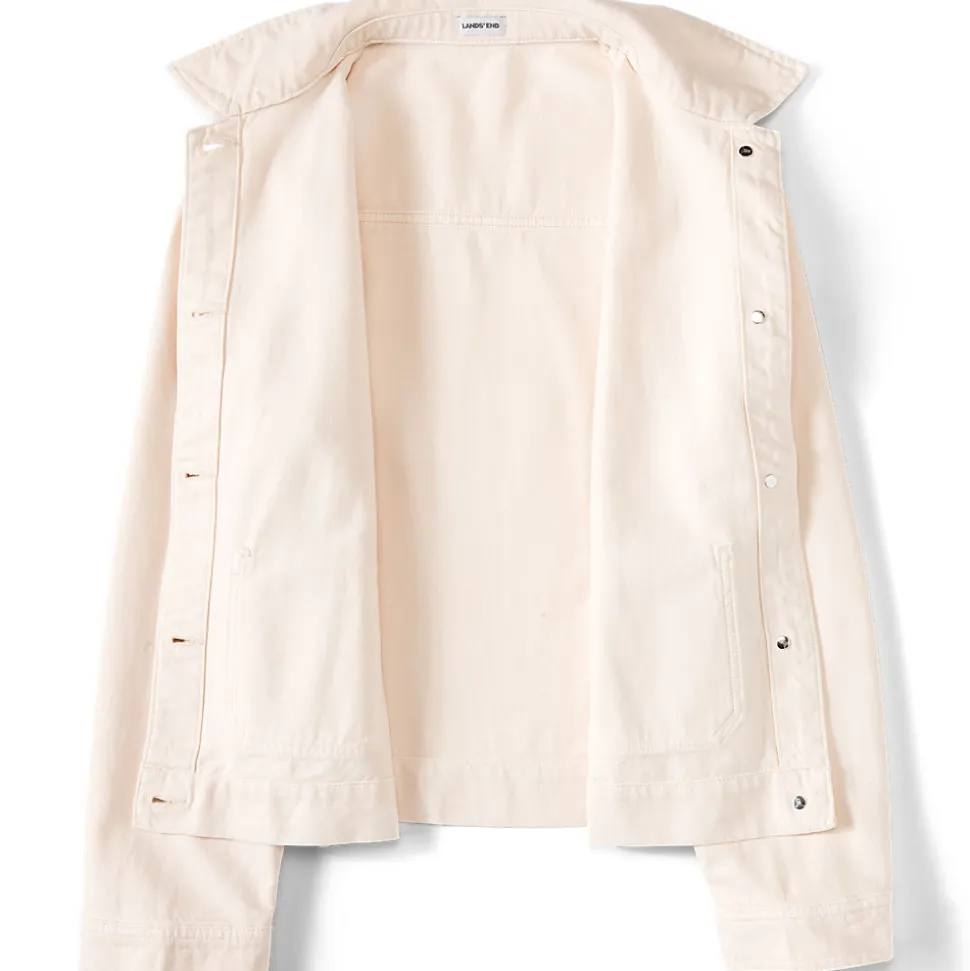 Soft Comfort Jeansjacke im Leinenmix