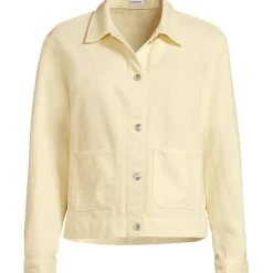Soft Comfort Jeansjacke im Leinenmix