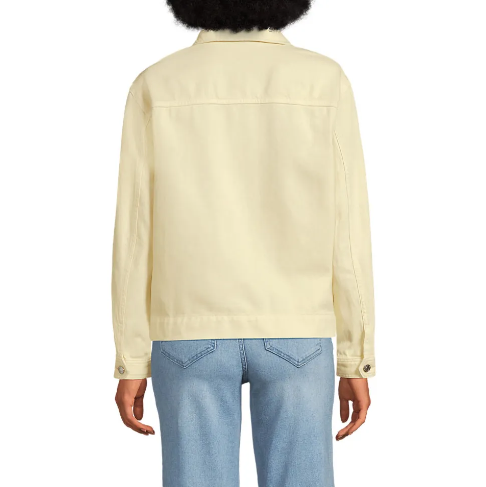 Soft Comfort Jeansjacke im Leinenmix