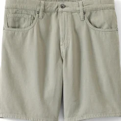 Soft Comfort Jeans-Shorts im Leinenmix