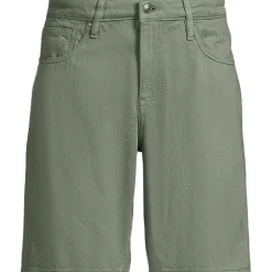 Soft Comfort Jeans-Shorts im Leinenmix