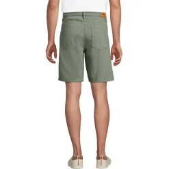 Soft Comfort Jeans-Shorts im Leinenmix