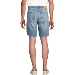 Soft Comfort Jeans-Shorts im Leinenmix