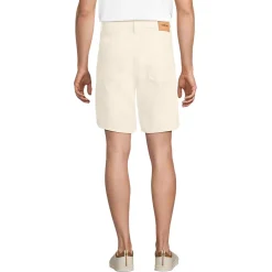 Soft Comfort Jeans-Shorts im Leinenmix